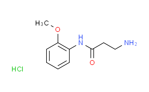 CAS No. 1234826-23-3, N~1~-(2-methoxyphenyl)-beta-alaninamide hydrochloride