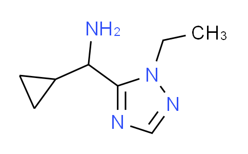 CAS No. 1060817-20-0, 1-cyclopropyl-1-(1-ethyl-1H-1,2,4-triazol-5-yl)methanamine