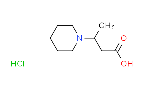 CAS No. 237062-39-4, 3-(1-piperidinyl)butanoic acid hydrochloride