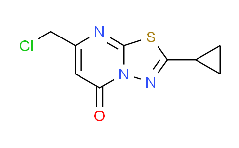 CAS No. 946744-68-9, 7-(chloromethyl)-2-cyclopropyl-5H-[1,3,4]thiadiazolo[3,2-a]pyrimidin-5-one