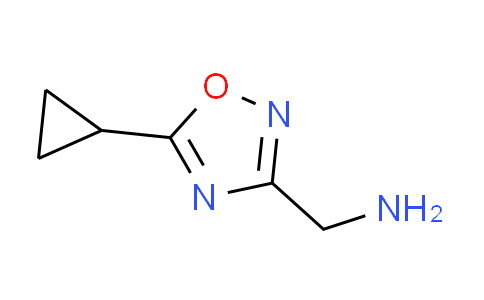 CAS No. 1082420-52-7, 1-(5-cyclopropyl-1,2,4-oxadiazol-3-yl)methanamine