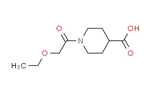 CAS No. 1042796-13-3, 1-(ethoxyacetyl)-4-piperidinecarboxylic acid