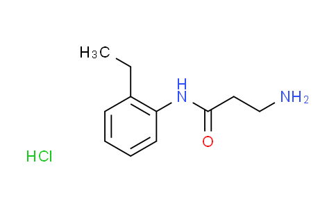 CAS No. 1268990-71-1, N~1~-(2-ethylphenyl)-beta-alaninamide hydrochloride