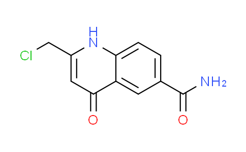 CAS No. 946755-57-3, 2-(chloromethyl)-4-oxo-1,4-dihydro-6-quinolinecarboxamide
