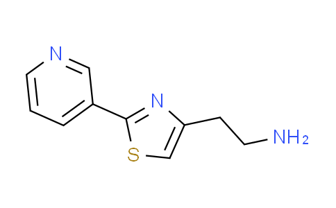 CAS No. 919738-05-9, 2-[2-(3-pyridinyl)-1,3-thiazol-4-yl]ethanamine