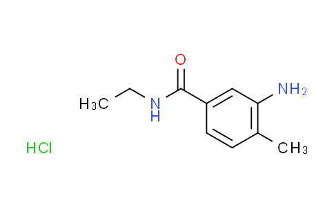 CAS No. 21447-50-7, 3-amino-N-ethyl-4-methylbenzamide hydrochloride