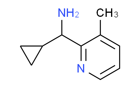 CAS No. 1015846-65-7, 1-cyclopropyl-1-(3-methyl-2-pyridinyl)methanamine