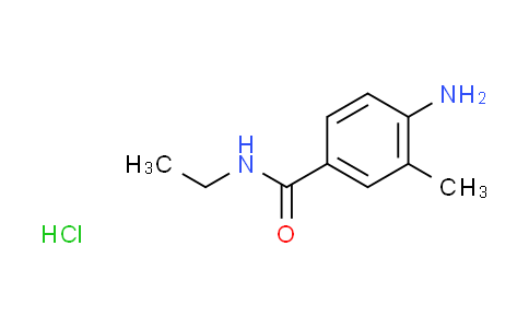 CAS No. 912838-71-2, 4-amino-N-ethyl-3-methylbenzamide hydrochloride