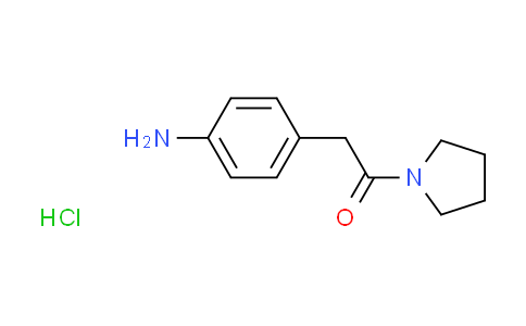 CAS No. 1185706-92-6, {4-[2-oxo-2-(1-pyrrolidinyl)ethyl]phenyl}amine hydrochloride