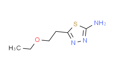 CAS No. 299936-83-7, 5-(2-ethoxyethyl)-1,3,4-thiadiazol-2-amine