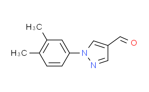 CAS No. 1171494-10-2, 1-(3,4-dimethylphenyl)-1H-pyrazole-4-carbaldehyde