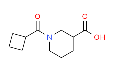 CAS No. 926214-73-5, 1-(cyclobutylcarbonyl)-3-piperidinecarboxylic acid
