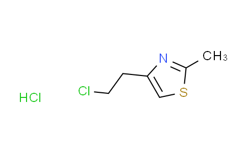 CAS No. 1609401-09-3, 4-(2-chloroethyl)-2-methyl-1,3-thiazole hydrochloride