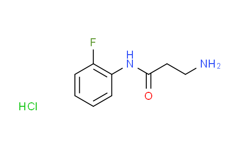 CAS No. 1269052-50-7, N~1~-(2-fluorophenyl)-beta-alaninamide hydrochloride