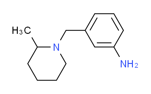 CAS No. 937669-68-6, 3-[(2-methyl-1-piperidinyl)methyl]aniline