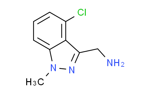 CAS No. 1033693-10-5, 1-(4-chloro-1-methyl-1H-indazol-3-yl)methanamine