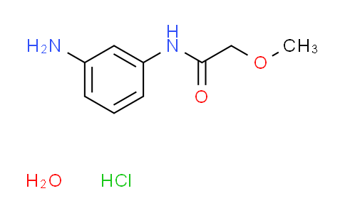 N-(3-aminophenyl)-2-methoxyacetamide hydrochloride hydrate