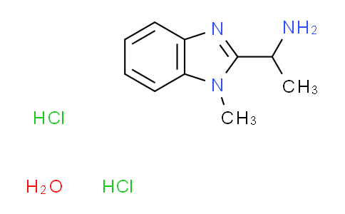CAS No. 177407-17-9, [1-(1-methyl-1H-benzimidazol-2-yl)ethyl]amine dihydrochloride hydrate
