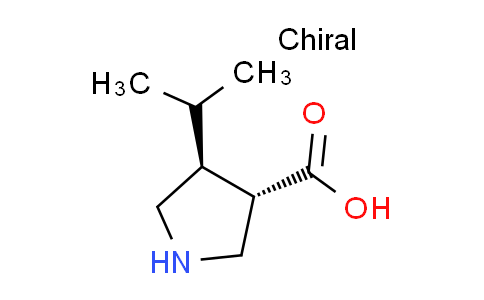 CAS No. 261896-36-0, trans-4-isopropyl-3-pyrrolidinecarboxylic acid