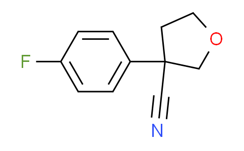 CAS No. 1060817-36-8, 3-(4-fluorophenyl)tetrahydro-3-furancarbonitrile
