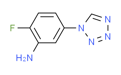CAS No. 924871-22-7, 2-fluoro-5-(1H-tetrazol-1-yl)aniline