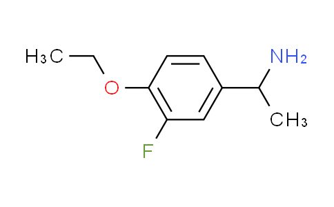 CAS No. 634150-90-6, 1-(4-ethoxy-3-fluorophenyl)ethanamine
