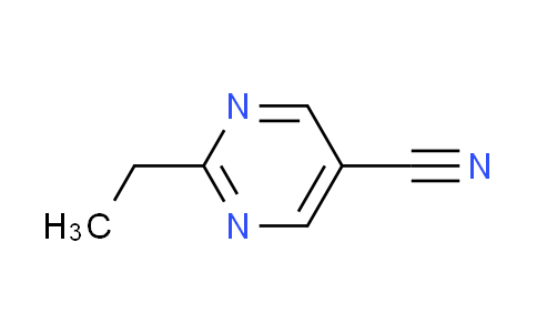 CAS No. 1060817-38-0, 2-ethyl-5-pyrimidinecarbonitrile