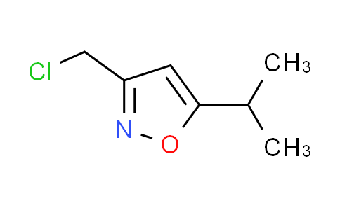 CAS No. 1018128-18-1, 3-(chloromethyl)-5-isopropylisoxazole