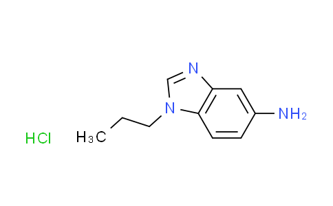 CAS No. 1185156-99-3, 1-propyl-1H-benzimidazol-5-amine hydrochloride