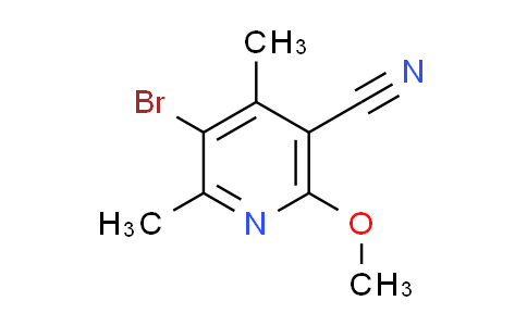 CAS No. 113893-02-0, 5-bromo-2-methoxy-4,6-dimethylnicotinonitrile