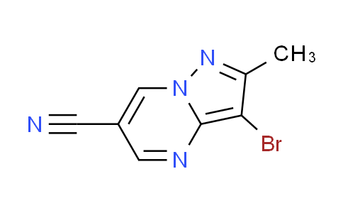 CAS No. 339010-69-4, 3-bromo-2-methylpyrazolo[1,5-a]pyrimidine-6-carbonitrile
