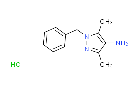 CAS No. 20737-84-2, 1-benzyl-3,5-dimethyl-1H-pyrazol-4-amine hydrochloride