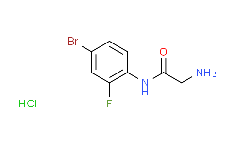 CAS No. 1147207-13-3, N~1~-(4-bromo-2-fluorophenyl)glycinamide hydrochloride