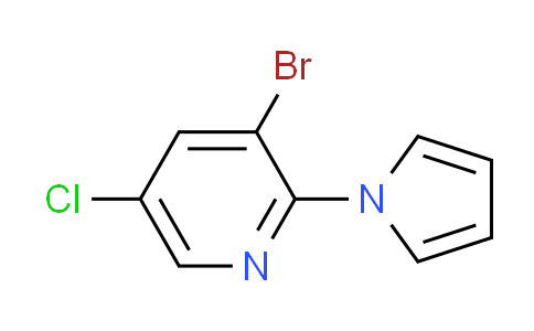 CAS No. 866137-10-2, 3-bromo-5-chloro-2-(1H-pyrrol-1-yl)pyridine