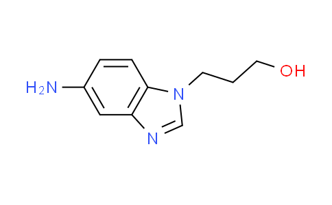 CAS No. 883544-22-7, 3-(5-amino-1H-benzimidazol-1-yl)-1-propanol