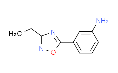 CAS No. 1015846-73-7, 3-(3-ethyl-1,2,4-oxadiazol-5-yl)aniline
