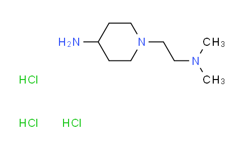 CAS No. 1609396-51-1, 1-[2-(dimethylamino)ethyl]-4-piperidinamine trihydrochloride
