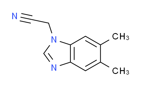 CAS No. 167980-30-5, (5,6-dimethyl-1H-benzimidazol-1-yl)acetonitrile