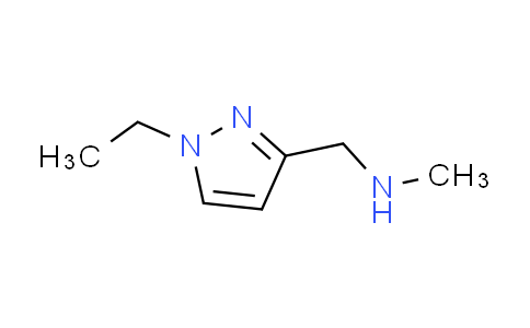CAS No. 1002651-65-1, 1-(1-ethyl-1H-pyrazol-3-yl)-N-methylmethanamine