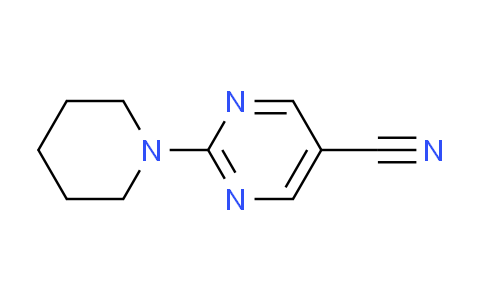CAS No. 1123169-22-1, 2-(1-piperidinyl)-5-pyrimidinecarbonitrile