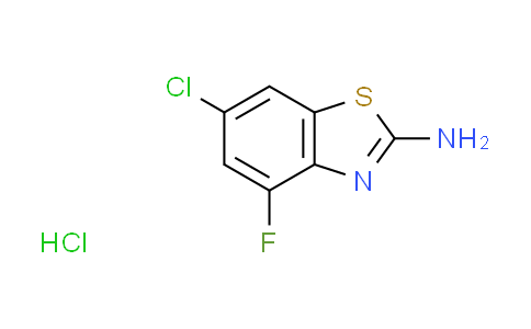 CAS No. 1609395-77-8, 6-chloro-4-fluoro-1,3-benzothiazol-2-amine hydrochloride