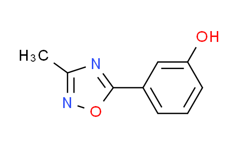 CAS No. 1082766-16-2, 3-(3-methyl-1,2,4-oxadiazol-5-yl)phenol