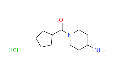 CAS No. 1269397-20-7, 1-(cyclopentylcarbonyl)-4-piperidinamine hydrochloride