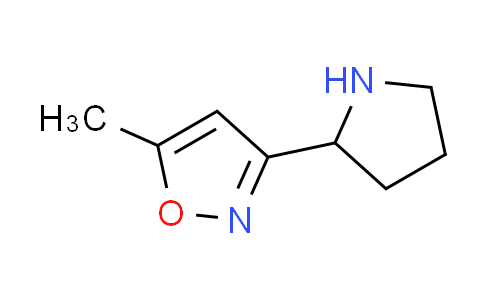 CAS No. 1000932-34-2, 5-methyl-3-(2-pyrrolidinyl)isoxazole
