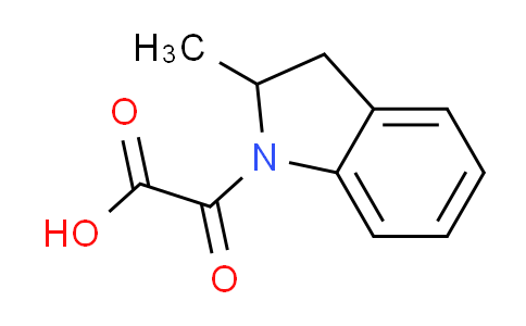 CAS No. 1018295-36-7, (2-methyl-2,3-dihydro-1H-indol-1-yl)(oxo)acetic acid