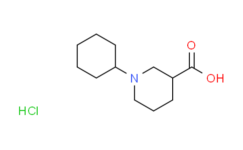 CAS No. 1185179-22-9, 1-cyclohexyl-3-piperidinecarboxylic acid hydrochloride