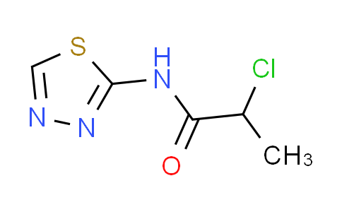 CAS No. 1019456-17-7, 2-chloro-N-1,3,4-thiadiazol-2-ylpropanamide