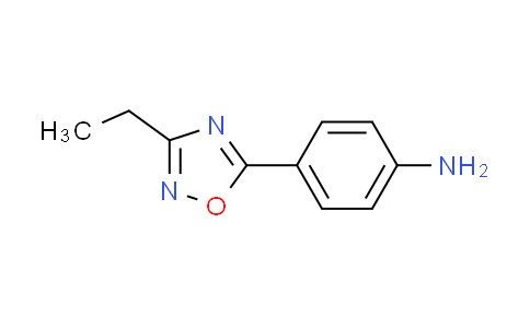 CAS No. 1015846-75-9, 4-(3-ethyl-1,2,4-oxadiazol-5-yl)aniline