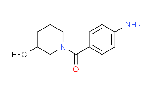 CAS No. 79868-21-6, 4-[(3-methyl-1-piperidinyl)carbonyl]aniline