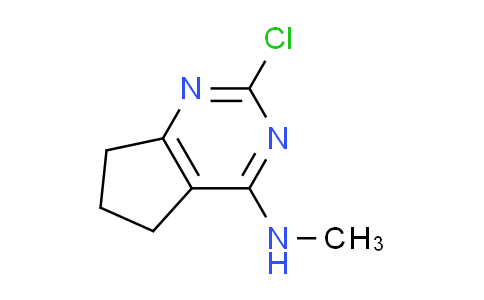 CAS No. 76780-98-8, 2-chloro-N-methyl-6,7-dihydro-5H-cyclopenta[d]pyrimidin-4-amine